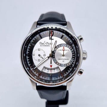 Paul Picot - Gentleman Chronodate P2134 - P2134Q.SG.1022.840, Nieuw
