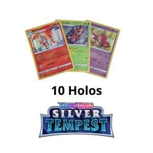 10 Verschillende Silver Tempest Holo’s, Hobby en Vrije tijd, Verzamelkaartspellen | Pokémon, Ophalen of Verzenden, Nieuw