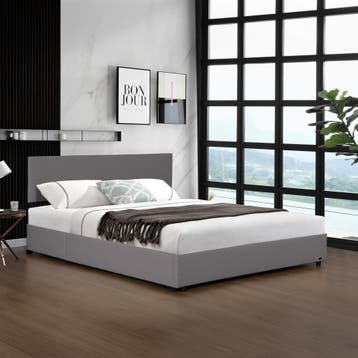 Tweepersoonsbed Juva met lattenbodem en opbergruimte 180x200, Verzenden, Nieuw