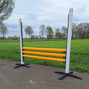 Cavaletti Springbalk 1,75 M – 2,0 Kg Of 4,5 Kg - Geel, Dieren en Toebehoren, Paarden en Pony's | Overige Paardenspullen, Verzenden