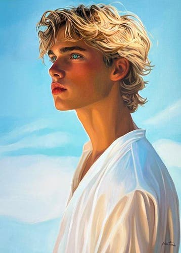 Biatturi Irina - Portrait d’un jeune Homme