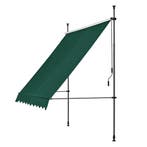 Klem zonwering luifel uitschuifbaar donkergroen 250x120 cm, Tuin en Terras, Zonneschermen, Verzenden, Nieuw