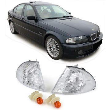 Witte Knipperlichten BMW 3 Serie E46 Sedan/Touring B6311, Nieuw, BMW