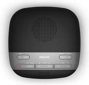 Klokradio  Philips Digitale - Zwart TAR3505 showmodel, Verzenden, Nieuw