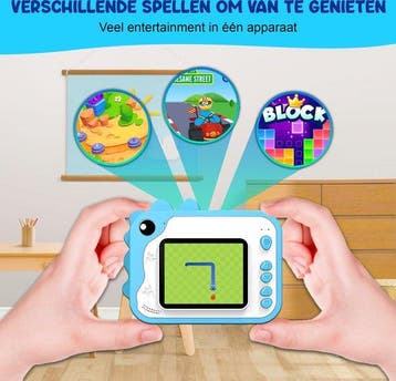 2dekans | K&L® 3 IN 1 Digitale Kindercamera + Instant print, Ophalen of Verzenden, Zo goed als nieuw