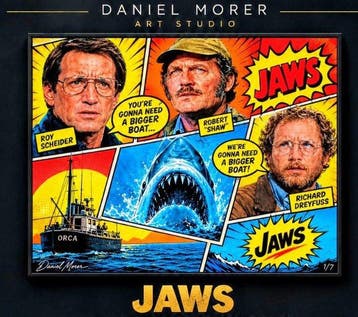 Jaws - Daniel Morer - limited edition 1/7, signed and, Nieuw