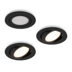 Ledisons LED-inbouwspot Opaco zwart 5W dimbaar IP54 2700K, Ophalen of Verzenden, Nieuw