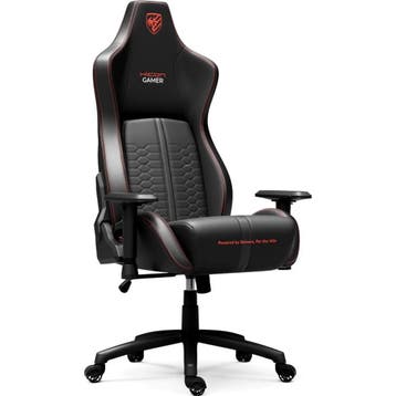 LuxuryGamestoel-Retour Deal-Bureaustoel-Zwart/Rood, Ophalen, Zo goed als nieuw, Zwart, Bureaustoel
