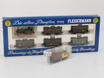 Schaal H0 Fleischmann NEW OLD STOCK COMPLETE SET 4882 en..., Gelijkstroom, Fleischmann, Overige typen, Nieuw