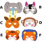 Jungle dierenmasker kind, Ophalen of Verzenden, Nieuw