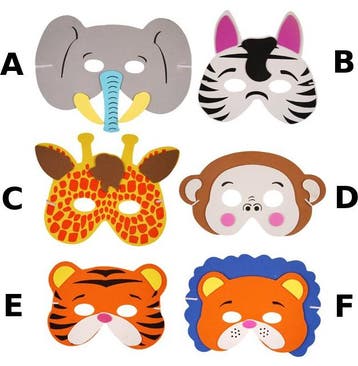 Jungle dierenmasker kind, Ophalen of Verzenden, Nieuw
