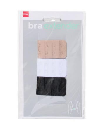HEMA Bh verlengstukken - 3 stuks van €4.99 voor €2.99 sale, Verzenden, Zwart