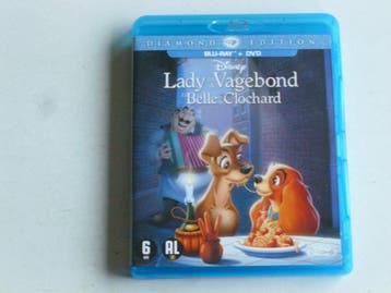 Disney Lady en de Vagebond (Blu-ray + DVD) Diamond Edition, Ophalen of Verzenden, Zo goed als nieuw