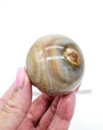 Polychroom Jaspis bol (zie filmpje), Ophalen of Verzenden