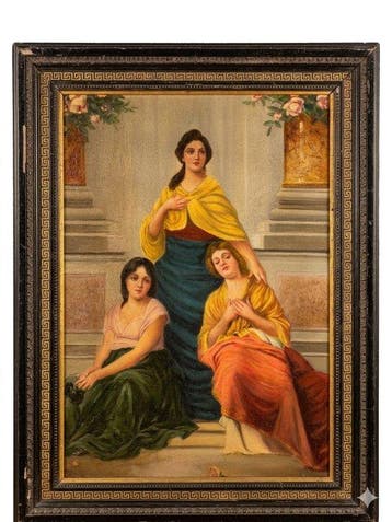 Josef Büche (1848-1917) - Le Tre Grazie, Aglaia, Eufrosine