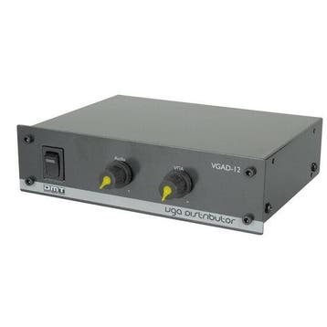 DMT VGAD-12 1:2 VGA/Audio verdeler/versterker, Audio, Tv en Foto, Professionele Audio-, Tv- en Video-apparatuur, Ophalen of Verzenden