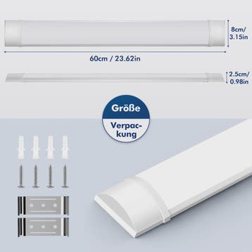 LED TL Buis Armatuur - 60cm, 90cm, 120cm - Werkplaats, Garag, Verzenden, Nieuw