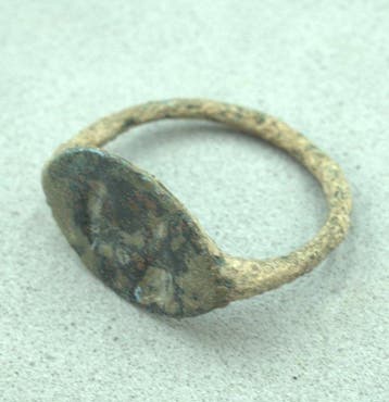 Ancient Greek Bronze Seal ring - 22 mm (Zonder minimumprijs)