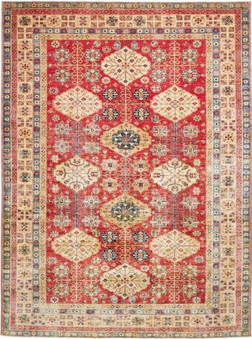 Kazak Fine - Vloerkleed - 374 cm - 278 cm - Handgemaakt -, Nieuw