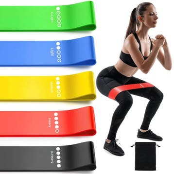 TPE Weerstandsband Set Fitness Elastische Lusbanden, Sport en Fitness, Verzenden, Nieuw