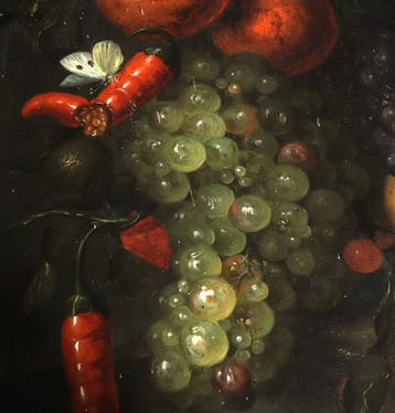 Jan van Doornik (18e eeuw), Stilleven met fruit en pepers