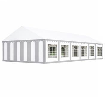 Classic Plus Partytent PVC 6x12x2 mtr in Wit-Grijs, Verzenden, Nieuw, 2 meter of meer, Partytent