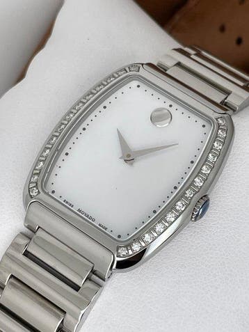 Movado - Concerto Diamonds - 0606548 - Dames - 2010-2020, Nieuw