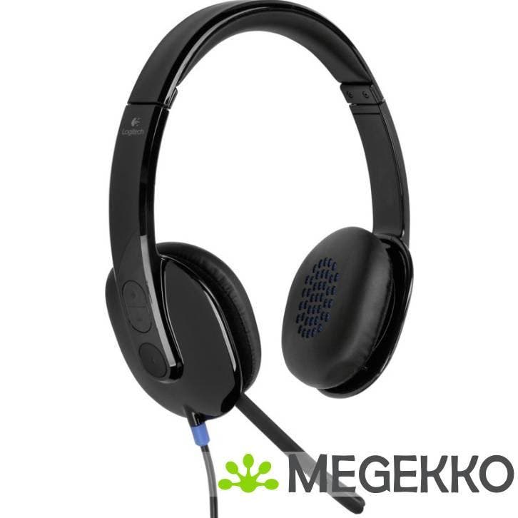 Logitech H540 Bedraad Zwart, Computers en Software, Headsets, Nieuw, Verzenden
