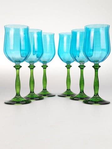 Secoloventesimo - Kelk (6) - Le Fleurs Turquoise - Emaille,