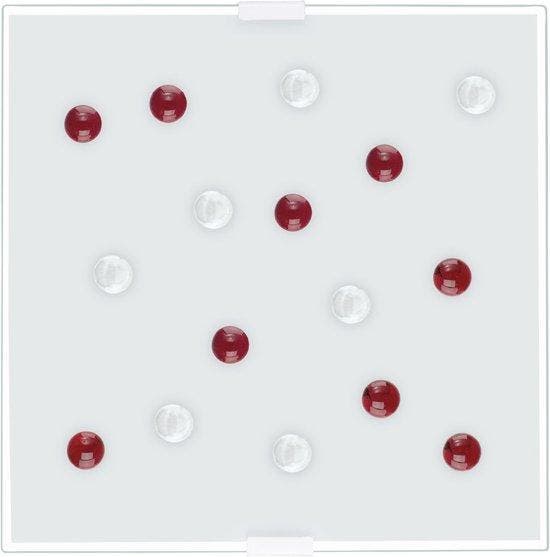 EGLO Santiago 1 - Wand/Plafondlamp - LED - Wit, Helder, Rood, Antiek en Kunst, Antiek | Lampen, Verzenden