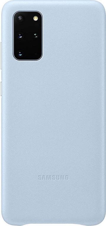 Samsung Leather Hoesje - Samsung Galaxy S20 Plus - Blauw, Ophalen of Verzenden, Nieuw
