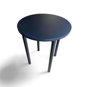 Bijzettafel rond zwart 45x45cm / 54cm hoog, gebruikt (als, Ophalen of Verzenden