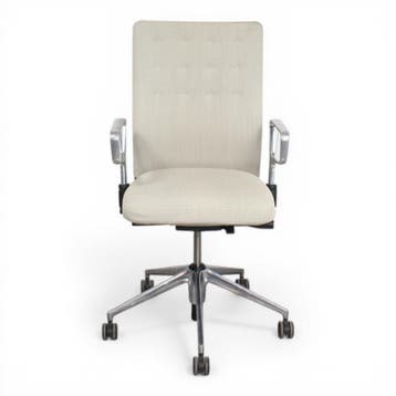 Vitra ID Trim bureaustoel, zand-chrome, Overige plaatsen, Ophalen of Verzenden, Gebruikt, Bureau