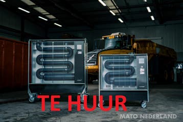 Te huur: Airrex AH-300i diesel infrarood kachel per dag., Doe-het-zelf en Verbouw, Verwarming en Radiatoren, Ophalen of Verzenden