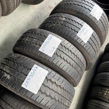 4 x Maxxis 225-55-17 15A C Zomerbanden 8mm, 17 inch, Ophalen of Verzenden, Band(en), Bestelwagen