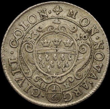 Germany, City of Cologne 1/6 Silver Thaler 1716 (Zonder, Postzegels en Munten