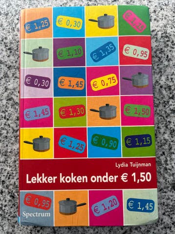 Lekker koken onder de € 1,50, Gelezen, Verzenden, Lydia Tuijnman, Nederland en België