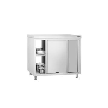 GGM Gastro | Gesloten RVS werktafel PREMIUM - 1000x600mm - |, Verzenden, Nieuw in verpakking, Meubilair