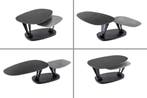 Design salontafel MOVEMENT zwart grijs rond draaibaar, Huis en Inrichting, Tafels | Salontafels, Ophalen of Verzenden, Nieuw