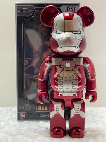 Medicom Toy - BE@RBRICK 400% IRON MAN Mark 5 Bearbrick