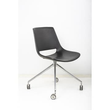 Arper Palm kantinestoel en multifunctionele stoel antraciet, Vergader- of Presentatieruimte, Ophalen of Verzenden, Gebruikt, Stoel