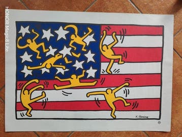 Keith Haring - NouvellesImages S.A. - Keith Haring 1997 Flag