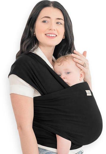 2dekans | Frummel Baby Draagdoek Zwart - Draagzak - Baby, Ophalen of Verzenden, Zo goed als nieuw