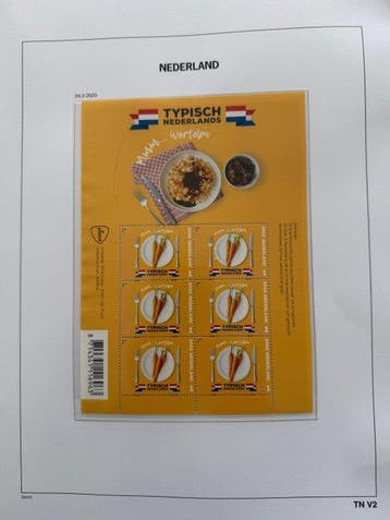 Nederland - Postfrisse verzameling Nederland, vellen en, Gestempeld