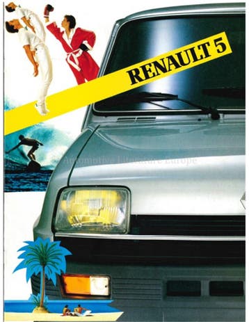 1983 RENAULT 5 BROCHURE NEDERLANDS, Nieuw, Renault, Author