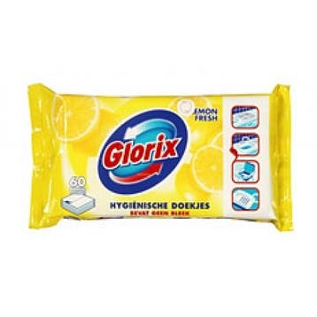 Glorix Hygiëne Doekjes Lemon, Ophalen of Verzenden, Schoonmaakmiddel