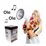 Megafoon met ole ole geluid - Feestartikelen overig, Ophalen of Verzenden, Nieuw