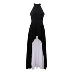 Rinascimento • zwart witte maxi jurk • M, Maat 38/40 (M), Verzenden, Zwart, Rinascimento