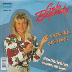 Single vinyl / 7 inch - Gaby Baginsky - Signore, Signore, Verzenden, Zo goed als nieuw, 7 inch, Overige genres