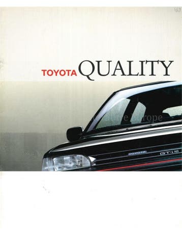 1988 TOYOTA PRORAMMA BROCHURE NEDERLANDS, Nieuw, Toyota, Author